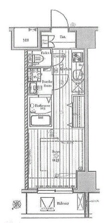 八丁畷駅 徒歩2分 11階の物件間取画像